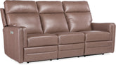 Hooker Furniture Living Room Twain Zero Gravity Power Sofa with Power Headrest and Lumbar